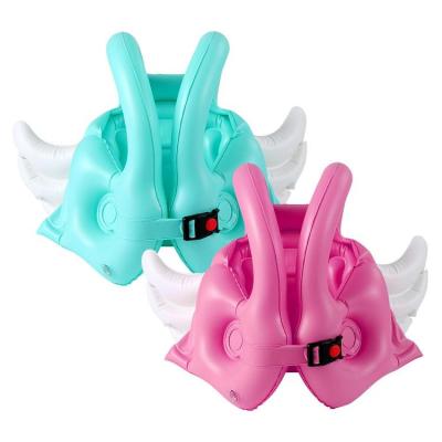 Swim Vest Toddler Inflatable Pool Vest Kids Float Vest with Angel Wings Adjustable Safety Buckle Swim Training Aids for Children Summer Swimming Pool Parties relaxing