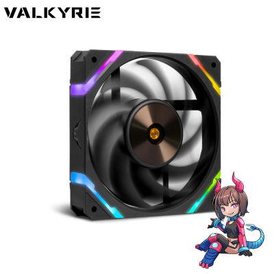 Valkyrie X12 Black S-RGB 12cm Cooling Fan 80CFM 3.14mmH2O ARGB Ready 5 Year Warranty