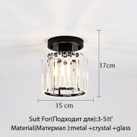 Nordic aisle crystal light corridor light night light chandelier modern minimalist entrance entrance light balcony bedroom light