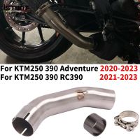 Motorcycle Exhaust Mid Link Pipe Connect 51Mm Muffler For KTM DUKE 250 390 RC390 KTM250 KTM390 Adventure ADV 2020 2021 2022 2023 Haberdashery