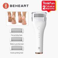 ZZOOI 2022 BEHEART Electronic Foot File Exfoliator Dead Skin Remover Skin Care Pedicure Tools Professional 1500mAH Battery Two Modes