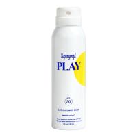 SUPERGOOP! PLAY Antioxidant Mist With Vitamin C Broad Spectrum Sunscreen SPF 50 89ml. สเปรย์กันแดด  SPF 50  สูตรกันน้ำ  ขนาด 89 มิลลิกรัม