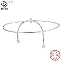 Rinntin 925 Sterling Silver 8 Sided Snake Chain Anklet for Women Summer Foot Chain Fashion Ankle Straps Jewelry Gift SA53