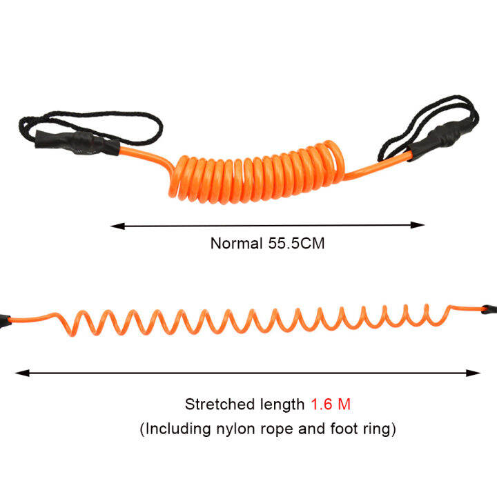 rebrol-จัดส่งฟรี-กระดานโต้คลื่นสายรัดกระดานโต้คลื่น-sup-สายจูงยืนยืนหยุ่นขึ้นพายบอร์ดความปลอดภัยมือ-สายรัดเท้ากระดานโต้คลื่นแพเรือคายัคเชือก