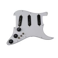 HR-Prewired Pickguard 7-Way type fully loaded Wilkinson SSS Ainico 5 Single coil Pickups Set For ST Guitar Pickups