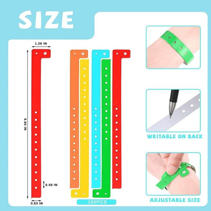 100-pcs-plastic-wristbands-colorful-party-wristbands-event-wristbands-concert-carnival-themed-party-5-colors