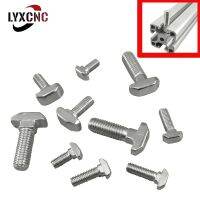 30Pcs/20Pc/10pc T-Bolt Screw M5 European Standard T Hammer Head 2020 Aluminum Fastener Connector Length 10mm/12mm/16mm/20mm/25mm