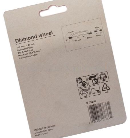 makita-accessories-daimond-wheel-ใบตัดเพชร-ขนาด4นิ้ว-ตัดแห้ง-เปียก-ยี่ห้อ-makita-made-in-japan-รุ่น-d-05206-จากตัวแทนจำหน่ายอย่างเป็นทางการ