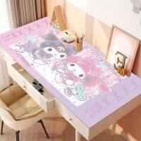 Sanrio Kuromi Pochacco Mymelody Cinnamoroll Learning Desk Mat Cute Student Desk Mat Pvc Washable Tablecloth Waterproof Desk Mat