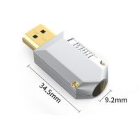 【Worth-Buy】 2ชิ้น HDMI-โลหะหมวก HDMI เชื่อมต่อชายอินเตอร์เฟซ DIY สาย HD เชื่อมต่อคอมพิวเตอร์ทีวีปลั๊ก