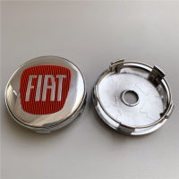 【Cw】4pcs 60mm Car Wheel Center Caps for Fiat 500 5CC Logo Car Wheel Center Hub Cap Badge Emblem Cover for Fiat 124 125 125 500 695 【hot】