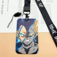 ใหม่อะนิเมะ NarutoDragonBall One Piece PVC ผู้ถือบัตร Student Campus แขวนคอกระเป๋าผู้ถือบัตร Lanyard ID Card Case Lanyard