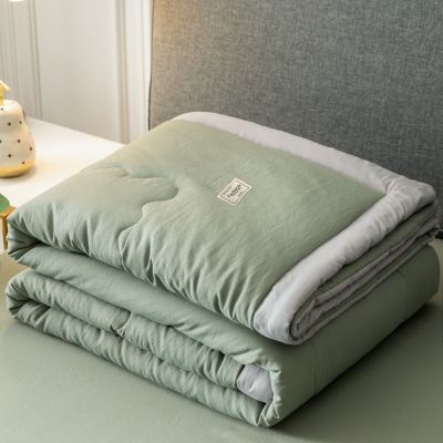 [COD] Air conditioner quilt summer cool single machine washable thin core pure water spring and autumn space