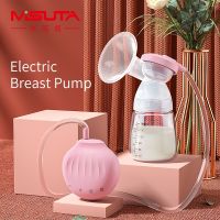 Electric Breast Pump Strong Suction Milker Automatic USB Breast Nursing Sucker Massage Lactagogue Baby Feeding with Milk Bottle