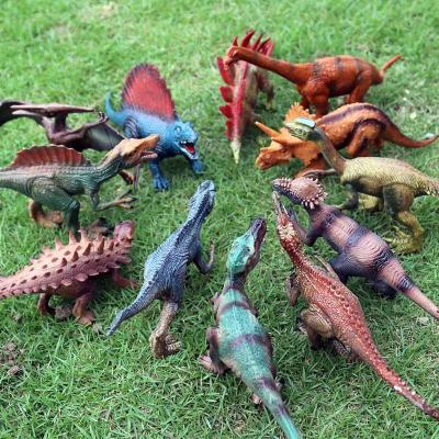 ของเล่นเด็กรูปไดโนเสาร์จำลองตุ๊กตาแอคชั่นไดโนเสาร์ยุคจูราสสิกโลกไดโนเสาร์สวนรูป T-Rex Pterosaur Spinosaurus