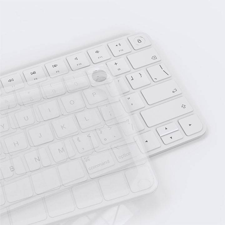 ขนาดใหญ่การจัดเก็บแป้นพิมพ์ป้องกันใสความชัดเจนสูงอัลตร้าบางฝุ่นซิลิโคนสั้น-ยาวแป้นพิมพ์ป้องกันผิวปกคลุมสำหรับ-ipad-แป้นพิมพ์พับแป้นพิมพ์ผิว