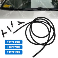 Universal Joiner ท่อ T ชิ้นตรง Tee 3 Way Y ชิ้น Air การใช้น้ำเบนซิน Wiper เครื่องซักผ้าหัวฉีดท่อ Tubing