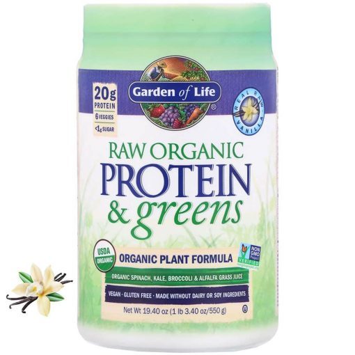 Hàng chuẩnbột đạm thực vật hữu cơ raw protein & greens garden of life 20 - ảnh sản phẩm 1
