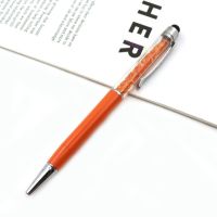 【✲High Quality✲】 hou20683 ปากกาคริสตัลสุดสร้างสรรค์ปากกาปากกาบอลพอยท์เพชรปากกาสไตลัสปากกาลูกลื่นสัมผัส11สีเติมสีดำมัน1ชิ้น/เซล