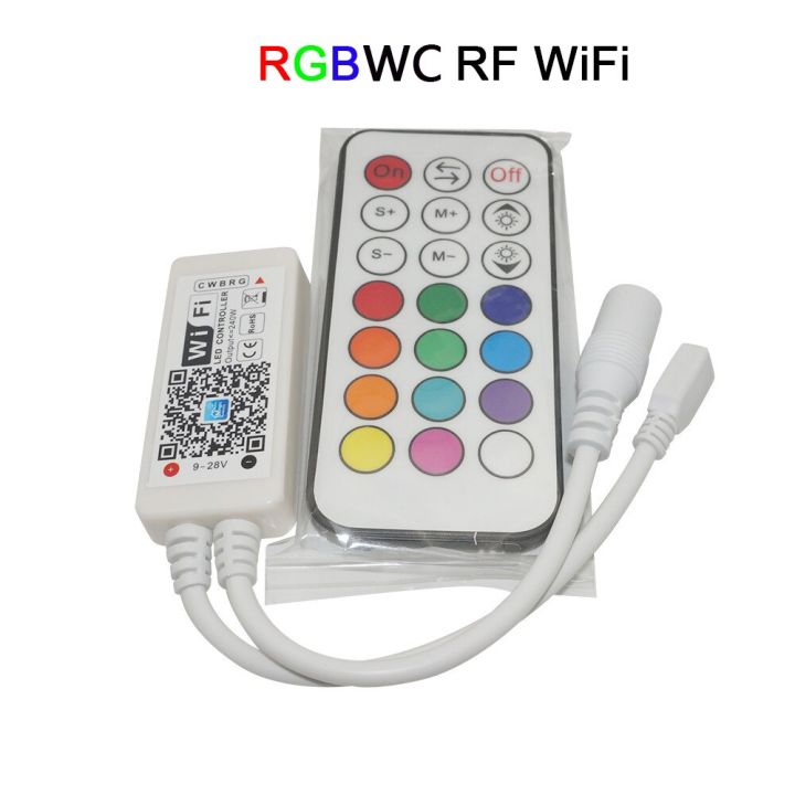 worth-buy-dc12-24v-rgb-rgbw-ขนาดเล็ก-rgbwc-wifi-ไออาร์อาร์เอฟชุดควบคุมไฟรีโมทเปิดเพลงเวลา3ch-4ch-5ch-5v-wifi-โดยโทรศัพท์ชุดควบคุมไฟ-ap