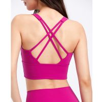 HOPPE FUMENG Pushing up womens sexy running sport bra for outdoor znt