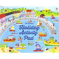 Usborne holiday activity pad Holiday Themed Activity Book Usborne Game Book 4-7 year old childrens thinking training book scene interactive puzzle game book large format English original imported