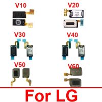 ลำโพงหูฟัง LG V10 V20 V30 V40 V50 5G V60 V50S G8X ด้านบนด้านหน้าหูฟังหูฟังเสียงรับสายสายเคเบิลงอได้เปลี่ยน