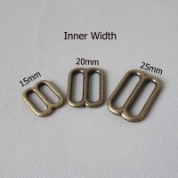 【cw】 15mm 20mm 25mm Metal Slider Tri Glides Adjustable Buckle Straps Hardware Dog Collar Shoes Clasp Accessory
