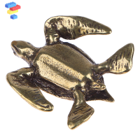 Dcapoknk Solid brass Sea Turtle Figurine ชาขนาดเล็กสัตว์เลี้ยงงานฝีมือเดสก์ท็อปเครื่องประดับขนาดเล็ก