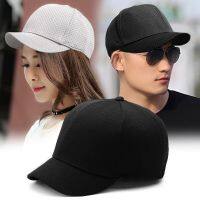 【Hot Sale】 Hard top short eaves breathable baseball cap mens hollow mesh womens equestrian hat spring and summer casual sunshade net