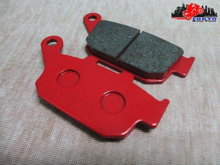 honda-cbr650-cbr500-reble300-cbr300-cbr250-z800-z900-versys650-tiger-xrx800-rear-disc-brake-pads-carbon-material-ผ้าดิสเบรคหลัง-เนื้อคาร์บอน