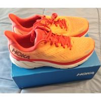 Original Hoka One Clifton 8 FBOR Orange กีฬารองเท้าวิ่ง Casaul รองเท้าเดินรองเท้าผ้าใบกีฬารองเท้า