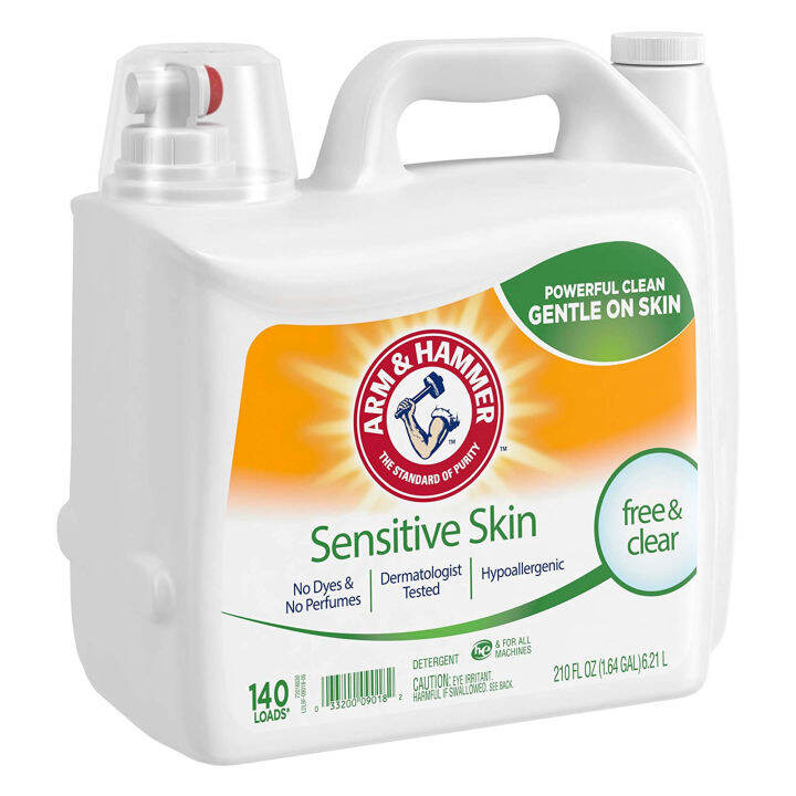 ARM & HAMMER Sensitive Skin Free & Clear Liquid Laundry Detergent 5.58L