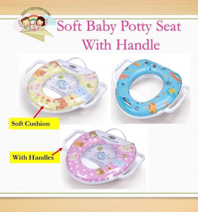 My Dear Soft Seat Baby Potty Seat with Handle / Training Cushion Child