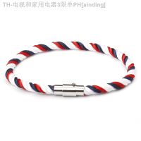 【CW】♟  New Fashion Rope Men Magnetic Clasp Male Bangles Jewelry Couple SL021