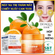 Hộp 36 Miếng Mặt Nạ Mắt Bioaqua Orange Eye Mask Chiết Xuất Cam Tươi Và