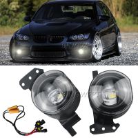 2ชิ้นไฟเดย์ไลท์หมอกกลางวันไฟตัดหมอก LED DRL 12V สำหรับ BMW E60 E90 E63 E46 323I 325I 335I 328I 525I 530I 550I 545I