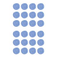 Microfiber Wax Applicator 24Pcs Car Cleaning Polish Wax Foam Sponge Polishing Sponge, Blue