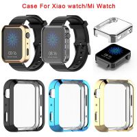 ℗⊙ Screen Protector For Xiaomi Watch Soft Cover For Mi Watch Case Thin Tpu Bumper Ultra Thin Electroplate Smart Watch Accessories