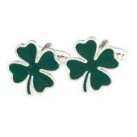 Trendy Clover Leaf Cufflink Cuff Link Free Shipping Cuff Link