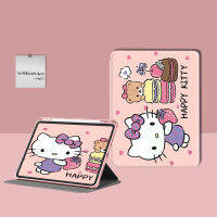 เคสกันกระแทก hello kitty gen7/gen8/gen9 10.2 air1/air2/gen5/gen6 9.7 gen10 มีช่องใส่ปกกา Pro11 air3 10.5/pro 10.5 Air4 Air5 10.9  เคสหมุนได้