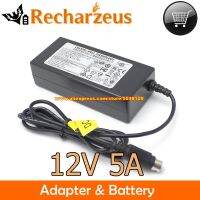 ที่ชาร์จ HASU12FB ในอะแดปเตอร์ AC 12V 5A 60W ของแท้สำหรับปีน TVVR33004 WH-D5216 DS-7208HUHI-K2 TVR12 SHD8-8200