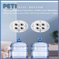 PETIHOME 4Pcs/Set สำหรับเฟอร์นิเจอร์ขนาดเล็ก รอกสำหรับล้อเก็บของ ลูกกลิ้งหมุนได้ สำหรับกล่องเก็บเฟอร์นิเจอร์ บอลปิดเสียง4เม็ด ลูกรอกอเนกประสงค์ ฐานรอกแบบมีกาวในตัว