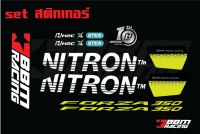 สติกเกอร์ all new forza 350 x nitron