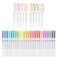 hot！【DT】 Japan ZEBRA 5/10/25pcs WKT7 Mildliner Markers Ended Highlighter Set Color School Stationery