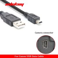 Canon usb cable mini5p T-port USB Data Transfer Cable Cord Lead Wire For Canon EOS 1100D 1200D 2000D IFC-300PCU SX130 ZR950 USB