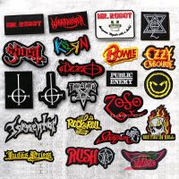 Punk Band A288 Rock Skull Smiley Cross Back Tape Sticker Embroidery Badge Armband Patch Sticker Clothing Sticker Haberdashery