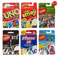 Mattel Games UNO Card Game Series Family Party Funny Board Classic Game Fun Poker Playing Cards Kids Toys