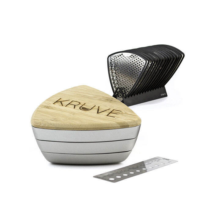 Kruve ‐ Sifter Base with 5 Grind Sieves + 10 Bean Sieves + Stand