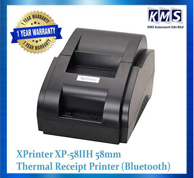 Thermal Receipt Printer Xprinter Xp 58iih 58mm Bluetooth Lazada 4008